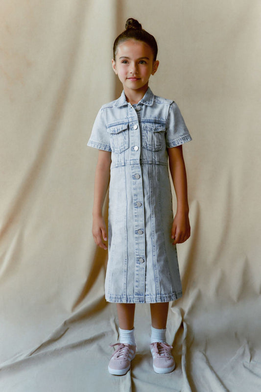 Fitted Denim Dress NEXT UK