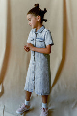 Fitted Denim Dress NEXT UK