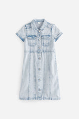 Fitted Denim Dress NEXT UK
