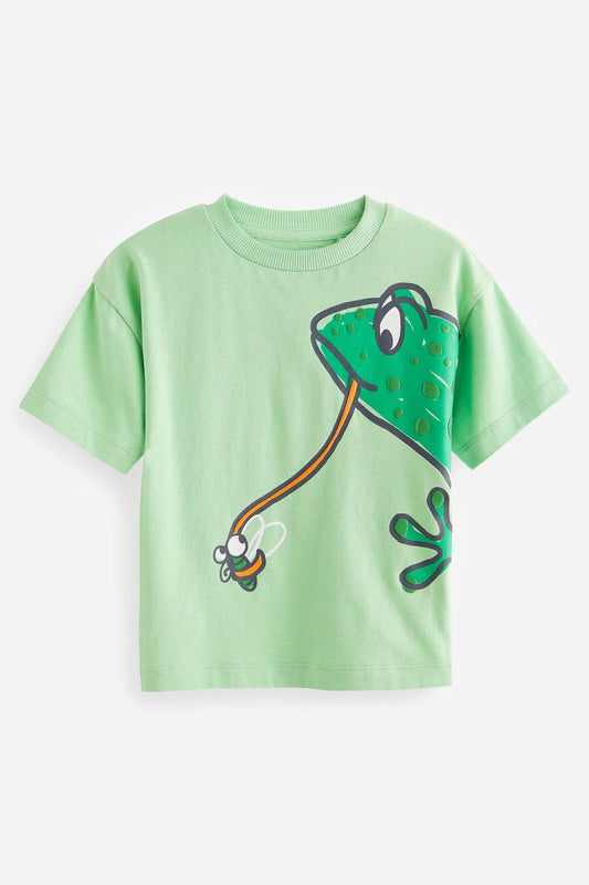 Green Frog Short Sleeve Character T Shirt NEXT UK