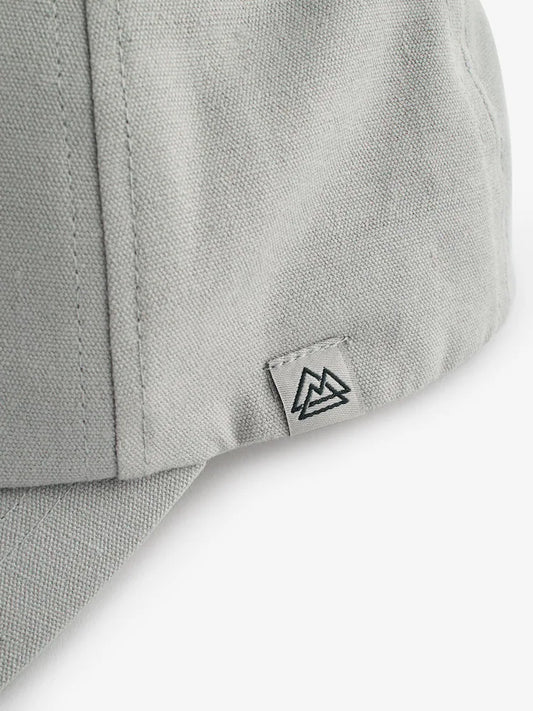 Grey Canvas Cotton Cap 1-16 Years (3mths-16yrs)