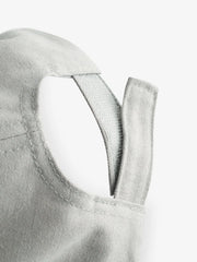 Grey Canvas Cotton Cap 1-16 Years (3mths-16yrs)