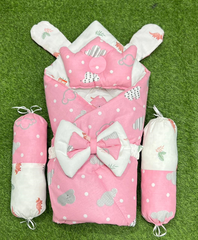 Komfy - Carry Nest with pillows Giraffe style