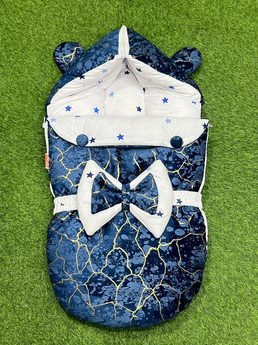 Komfy - Carry Nest Blue & White