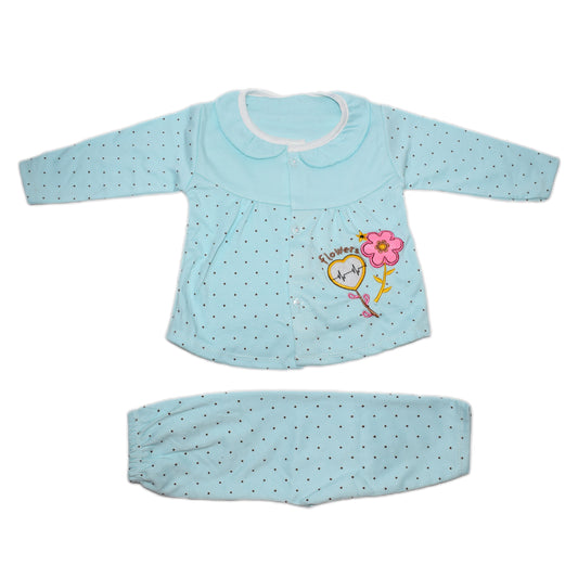 Heart & Flowers-Baby Casual Dress, 2 Pieces
