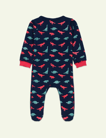 Navy Dino Romper