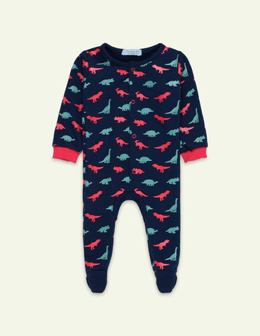 Navy Dino Romper