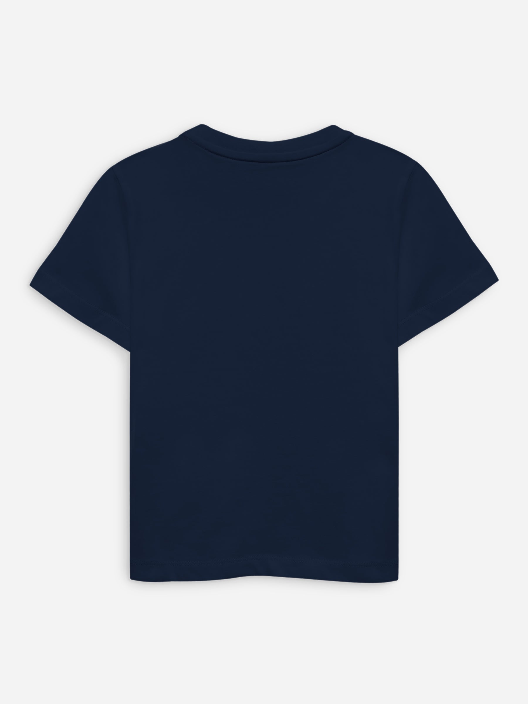 Navy Blue Basic 100% Cotton Casual Tee Brumano Pakistan