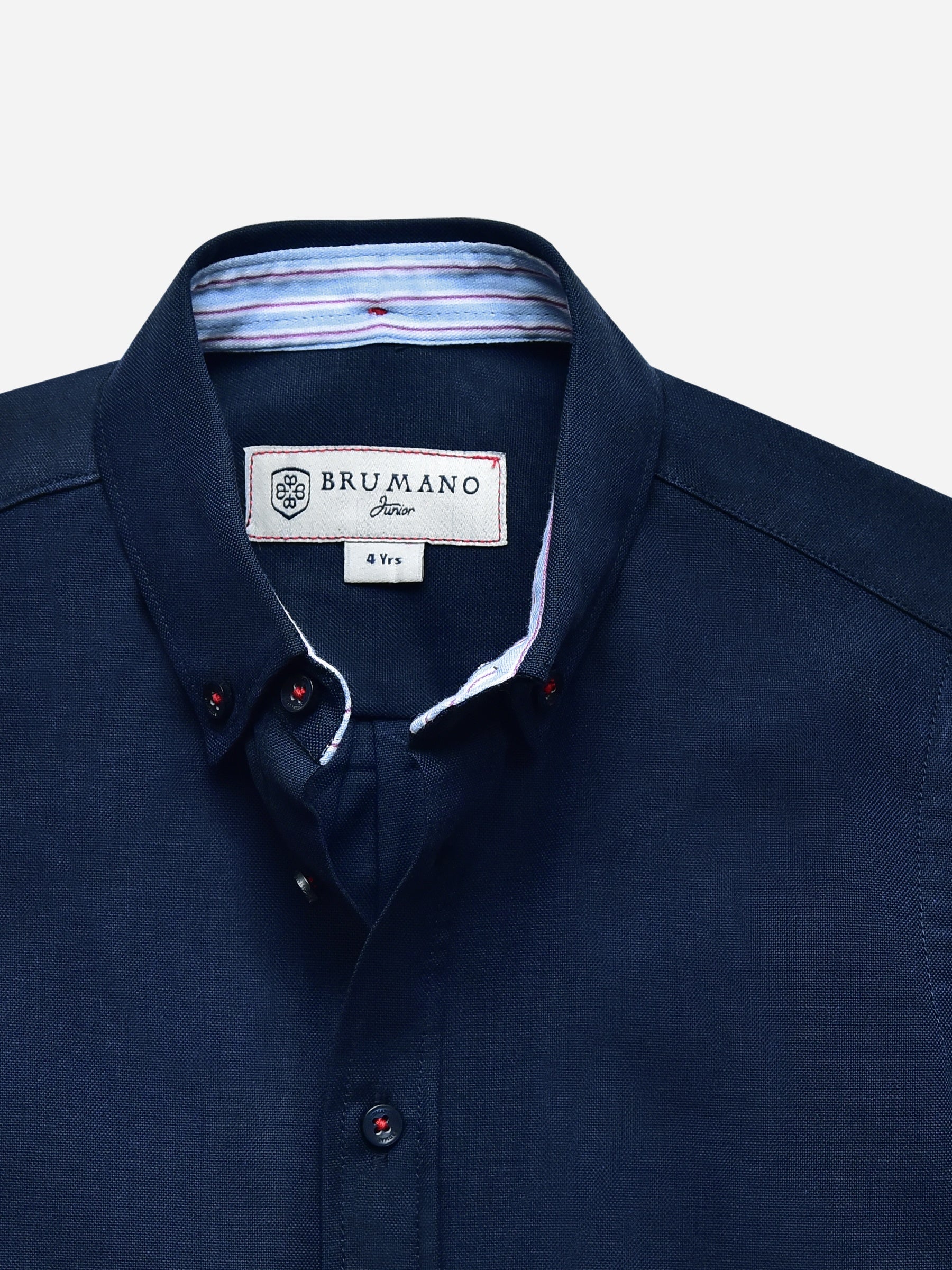 Navy Blue Oxford Button Down Casual Shirt Brumano Pakistan