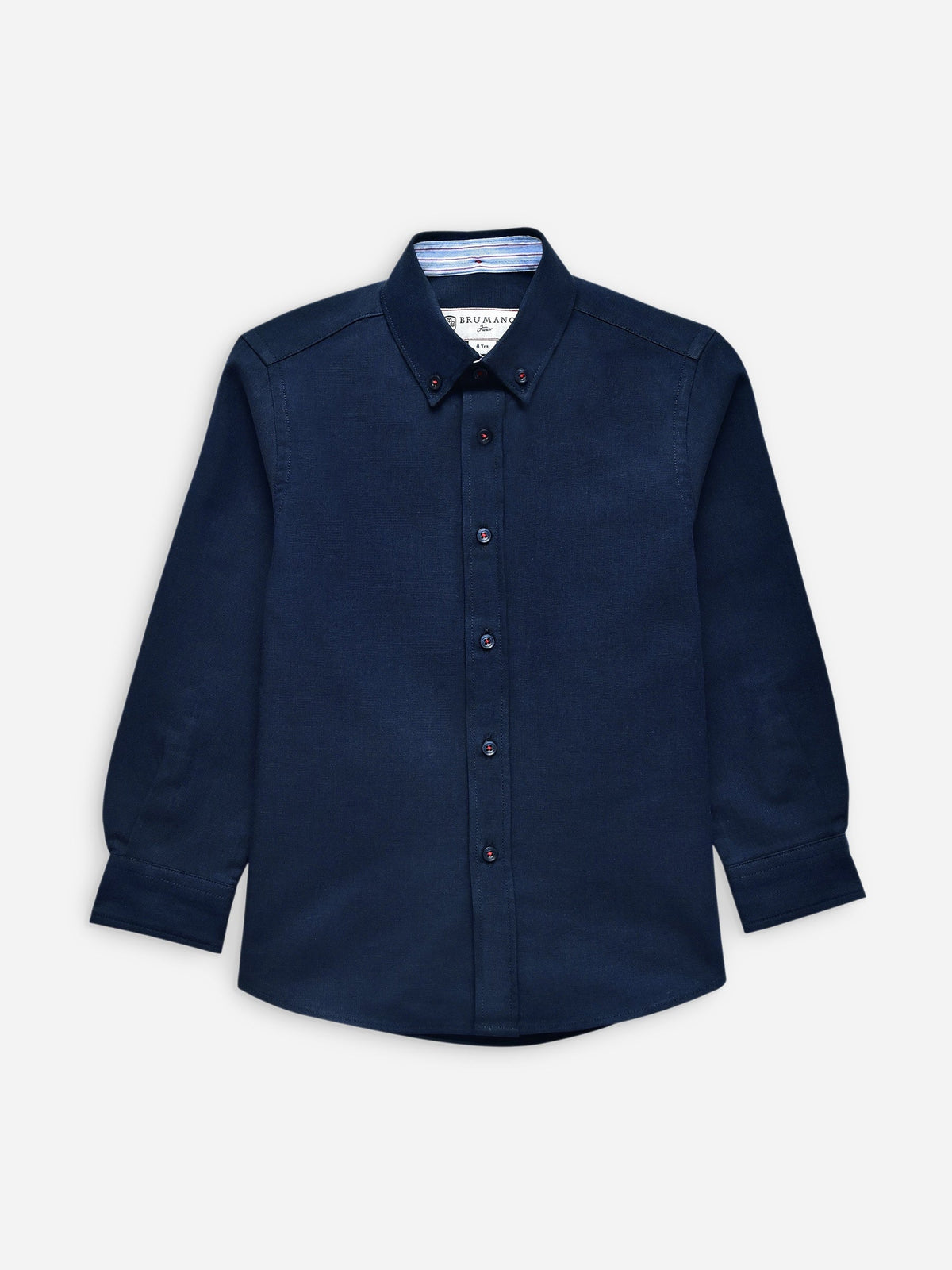 Navy Blue Oxford Button Down Casual Shirt Brumano Pakistan