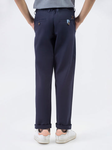 Navy Blue Twill Casual Chino Trouser Brumano Pakistan