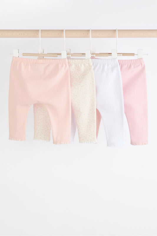 NEXT - NCNVB-Girls Sets-White/Pink Baby Leggings