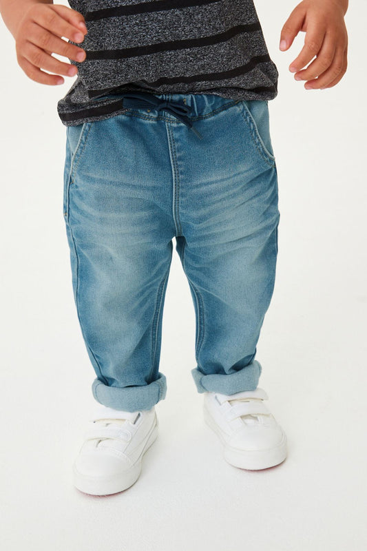 Super Soft Pull-On Jeans With Stretch NEXT UK