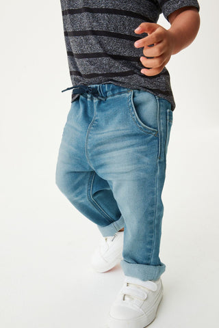 Super Soft Pull-On Jeans With Stretch