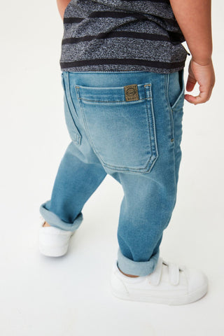 Super Soft Pull-On Jeans With Stretch NEXT UK