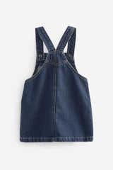 Denim Pinafore Dress NEXT UK