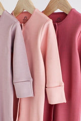 Cotton Baby Sleepsuits NEXT UK