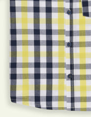 Yellow & Black Check Shirt