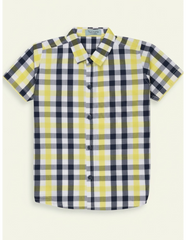 Yellow & Black Check Shirt