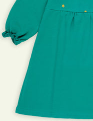 2 Pc Long Sleeves Girls Dress & Tights Set