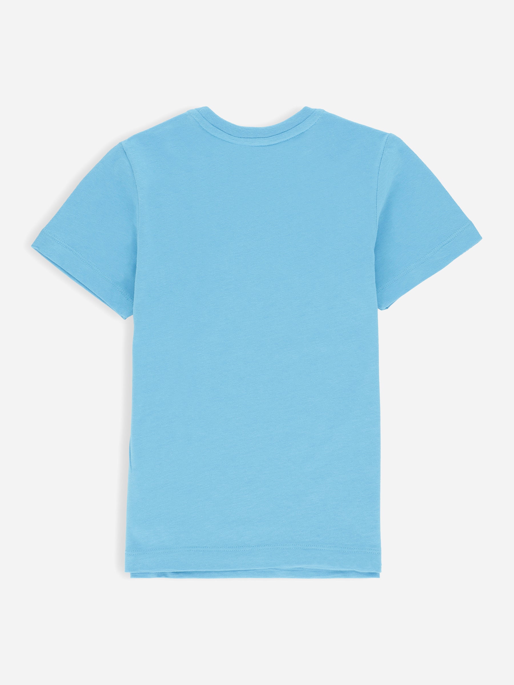 Turquoise Basic Crew Neck Casual T-Shirt Brumano Pakistan