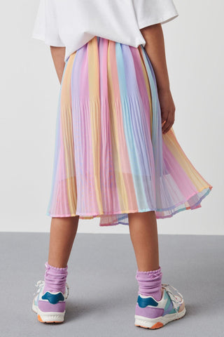 Pleated Midi Skirt 