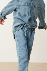 Blue Tie Waist Jeans  NEXT UK