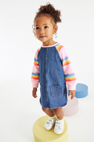 Raglan Denim Dress