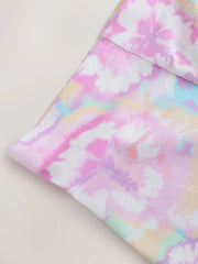 Multi Flower Tie Dye Leggings (3-16yrs)