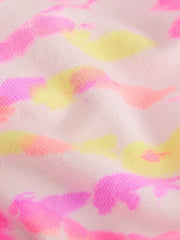 Pink/Yellow Tie Dye Jersey Shorts (3-16yrs)