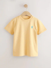 Soft Yellow Stag Regular Fit Short Sleeve T-Shirt (3-16yrs)