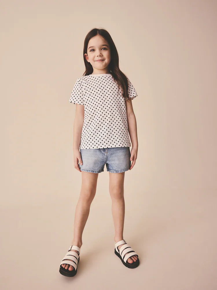 Monochrome Spot T-Shirt (3-16yrs)