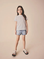 Monochrome Spot T-Shirt (3-16yrs)