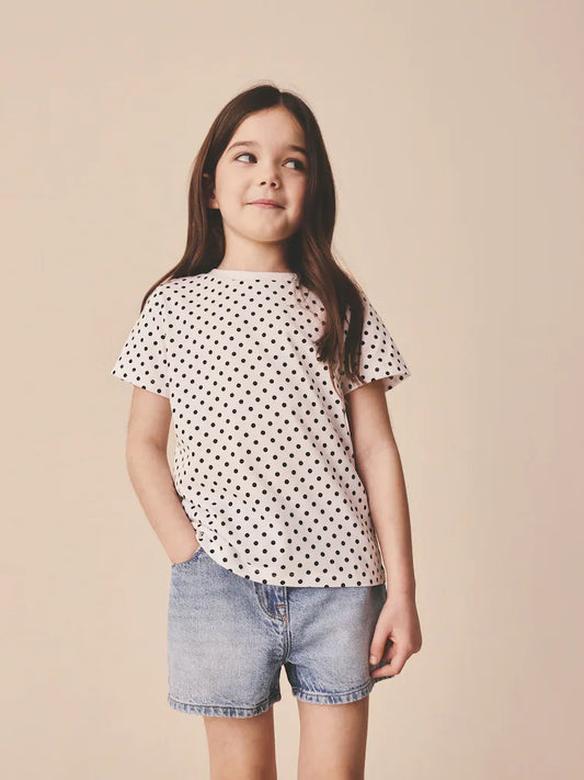 Monochrome Spot T-Shirt (3-16yrs)