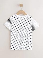 Monochrome Spot T-Shirt (3-16yrs)