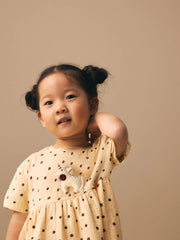 Neutral Unicorn Jersey Dress (3mths-7yrs)