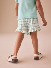 Ecru White Flower Shorts (3mths-7yrs)