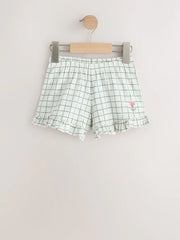 Ecru White Flower Shorts (3mths-7yrs)