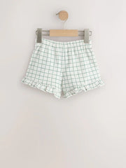 Ecru White Flower Shorts (3mths-7yrs)