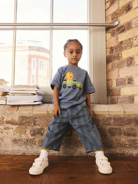 Blue Lion Car Short Sleeve Graphic T-Shirt (3mths-7yrs)
