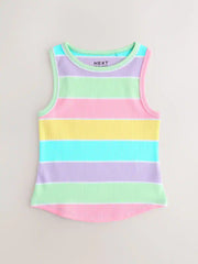 Pastel Stripe Rib Vest (3-16yrs)