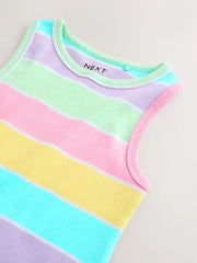 Pastel Stripe Rib Vest (3-16yrs)