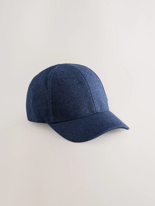 Navy Blue Jersey Marl Cap (3mths-13yrs)