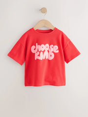 Red Short Sleeve T-Shirt (3mths-7yrs)