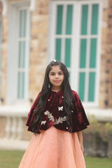 Valvet Cape Frock