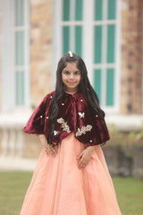 Valvet Cape Frock