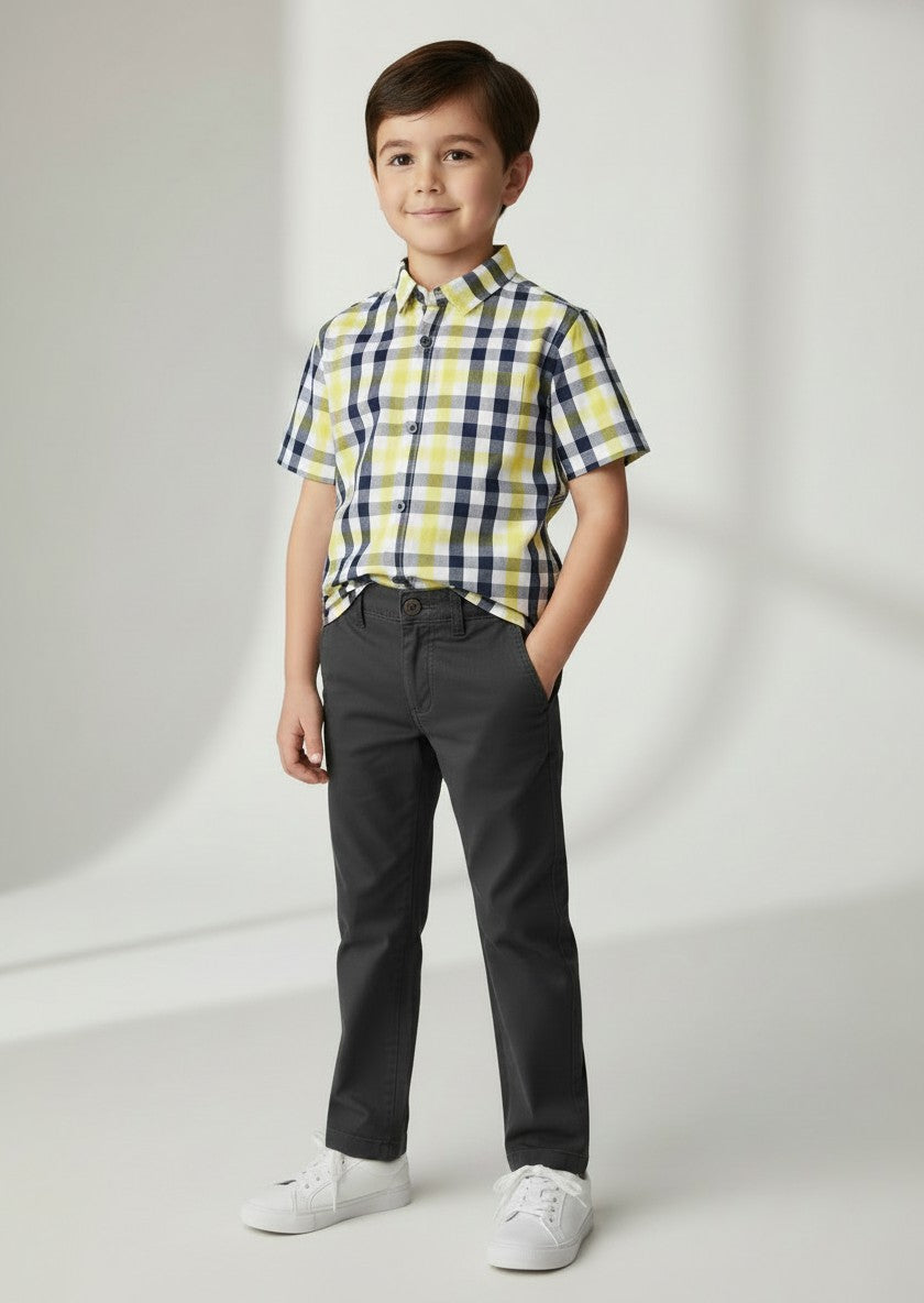 Yellow & Black Check Shirt