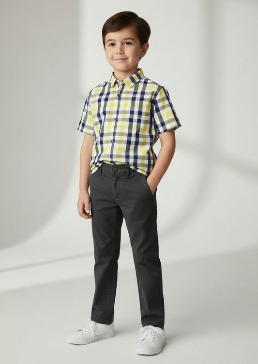 Yellow & Black Check Shirt