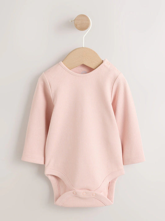 Denim Spot Baby Pinafore Long Sleeve Bodysuit And Tights 3 Piece Set (0mths-2yrs)