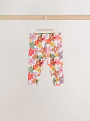 White Floral Peplum Top and Leggings Baby Set (0mths-2yrs)